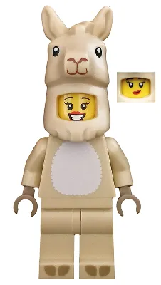 Llama Costume Girl, Series 20 (Minifigure Only without Stand and Accessories)