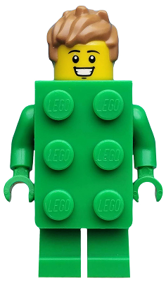 Brick Costume Guy, Series 20 (Minifigure Only without Stand and Accessories)
