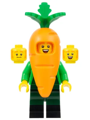 Carrot Mascot, Series 24 (Minifigure Only without Stand and Accessories)