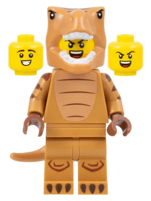 T-Rex Costume Fan, Series 24 (Minifigure Only without Stand and Accessories)