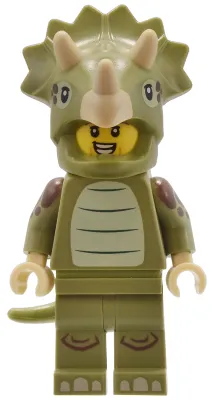 Triceratops Costume Fan, Series 25 (Minifigure Only without Stand and Accessories)