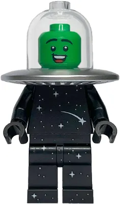 Flying Saucer Costume Fan, Series 26 (Minifigure Only without Stand and Accessories)