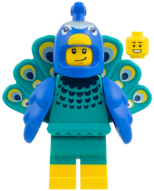 Peacock Costume Fan, Series 28 (Minifigure Only without Stand and Accessories)