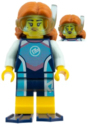 Marine Biologist, Series 29 (Minifigure Only without Stand and Accessories)
