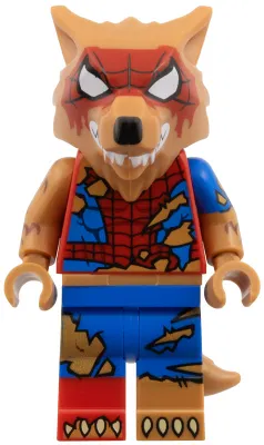 Peter Parker / Werewolf Spider-Man, Spider-Man Across the Spider-Verse (Minifigure Only without Stand and Accessories)