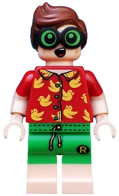 Vacation Robin, The LEGO Batman Movie, Series 2 (Minifigure Only without Stand and Accessories)