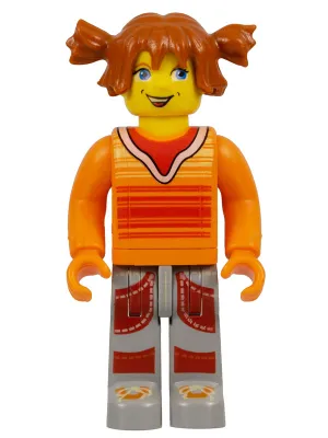 Tina, Orange Torso, Light Gray Legs (4143766)