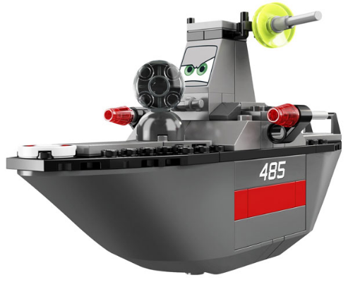 Combat Ship with Stickers