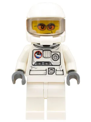 Spacesuit, White Legs, Space Helmet, Orange Sunglasses
