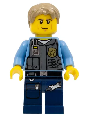 Police - LEGO City Undercover Chase McCain, Dark Blue Legs