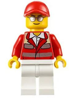 Paramedic - Red Uniform, Male, Red Short Bill Cap
