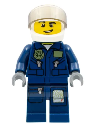 Police - City Helicopter Pilot, Dark Blue Jumpsuit