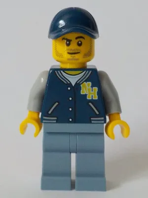 Cameraman - Dark Blue Jacket, Sand Blue Legs