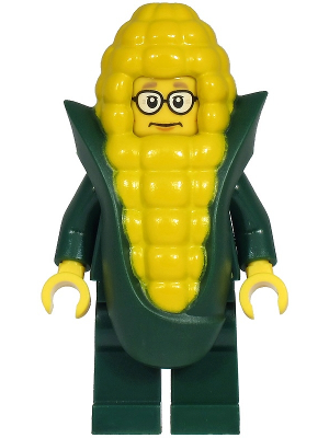 Mayor Solomon Fleck - Dark Green Suit Jacket, Corn Cob Costume