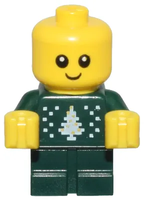 Baby - Dark Green Holiday Sweater