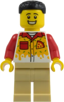 Pizza Chef - Male, Tan Legs, Black Hair