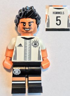 Mats Hummels, Deutscher Fussball-Bund / DFB (Minifigure Only without Stand and Accessories)