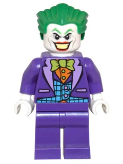 The Joker - Medium Azure Vest, Lime Bow Tie, Large Smile
