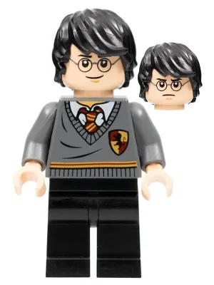 Harry Potter - Gryffindor Stripe and Shield Torso, Black Legs, Tousled Hair