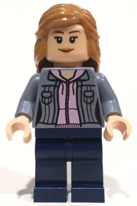 Hermione Granger - Sand Blue Jacket over Bright Pink Hoodie