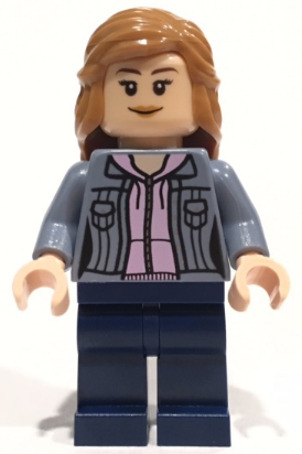 Hermione Granger - Sand Blue Jacket over Bright Pink Hoodie