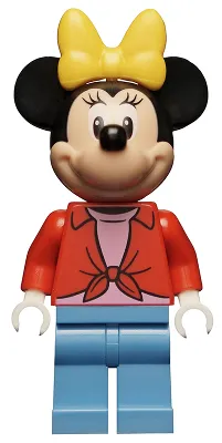 Minnie Mouse - Red Open Shirt