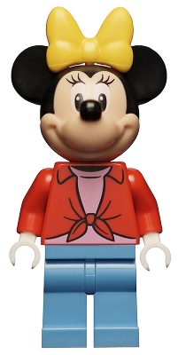 Minnie Mouse - Red Open Shirt