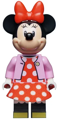 Minnie Mouse - Bright Pink Jacket, Red Polka Dot Dress, Red Bow