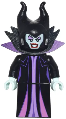 Maleficent - Minifigure, Black and Medium Lavender Collar