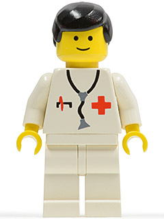 Doctor - Stethoscope, White Legs, Black Male Hair