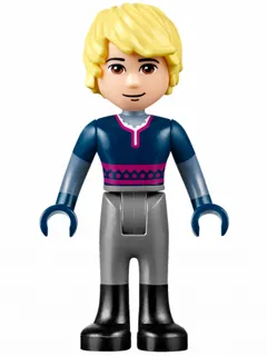 Kristoff - Dark Blue Top, Dark Bluish Gray Trousers, Black Boots