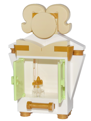 Wardrobe - Yellowish Green Doors, without Stickers