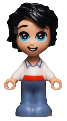 Prince Eric - Micro Doll, White Shirt, Sand Blue Pants