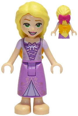 Rapunzel - Mini Doll, Bright Light Orange and Magenta Bows