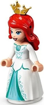 Ariel, Human (Light Nougat) - White Dress, Pearl Gold Tiara
