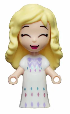 Elsa - Micro Doll, White Dress