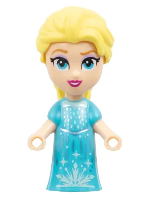 Elsa - Micro Doll, Medium Azure Dress