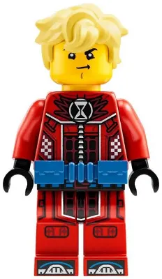 Cooper - Red Racing Suit, Blue Utility Belt, Hair