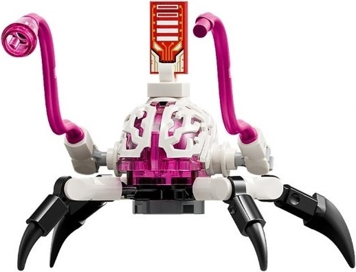 Cyber Brain Spider - 4 Legs, Magenta Appendages