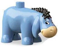 Duplo Figure Winnie the Pooh, Eeyore with Stud on Back (4610196 / 6020640)