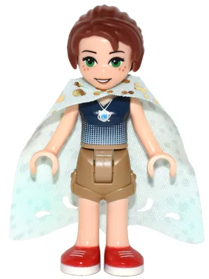 Emily Jones - Dark Tan Shorts, Long Cape