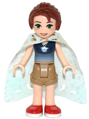 Emily Jones - Dark Tan Shorts, Long Cape