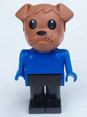 Fabuland Bulldog - Bertie Bulldog, Brown Head