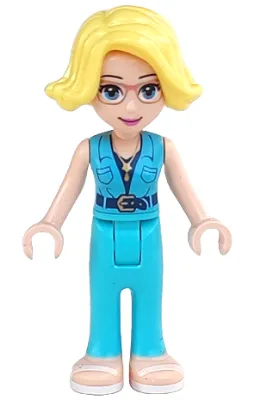 Friends Alicia - Dark Azure Top, Medium Azure Trousers