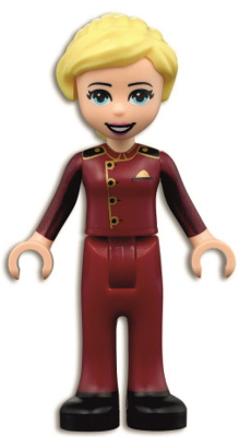 Friends Stephanie - Dark Red Usher Uniform