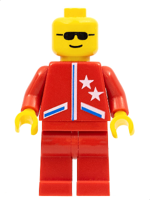 Jacket 2 Stars Red - Red Legs, No Headgear (Red Cruiser)