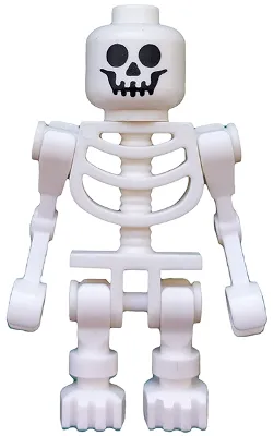 Skeleton, Fantasy Era Torso with Standard Skull, Mechanical Arms Bent