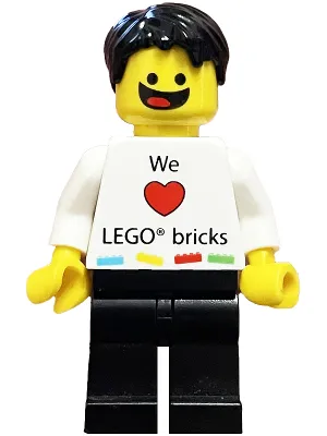 LEGO Kladno Boy We Heart LEGO bricks Minifigure