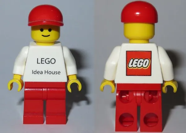 LEGO Idea House Minifigure - LEGO Logo on Back
