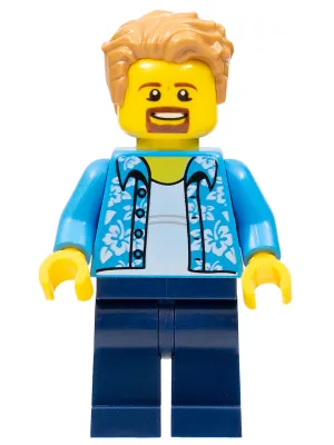 LEGO Store Customer with Hawaiian Shirt